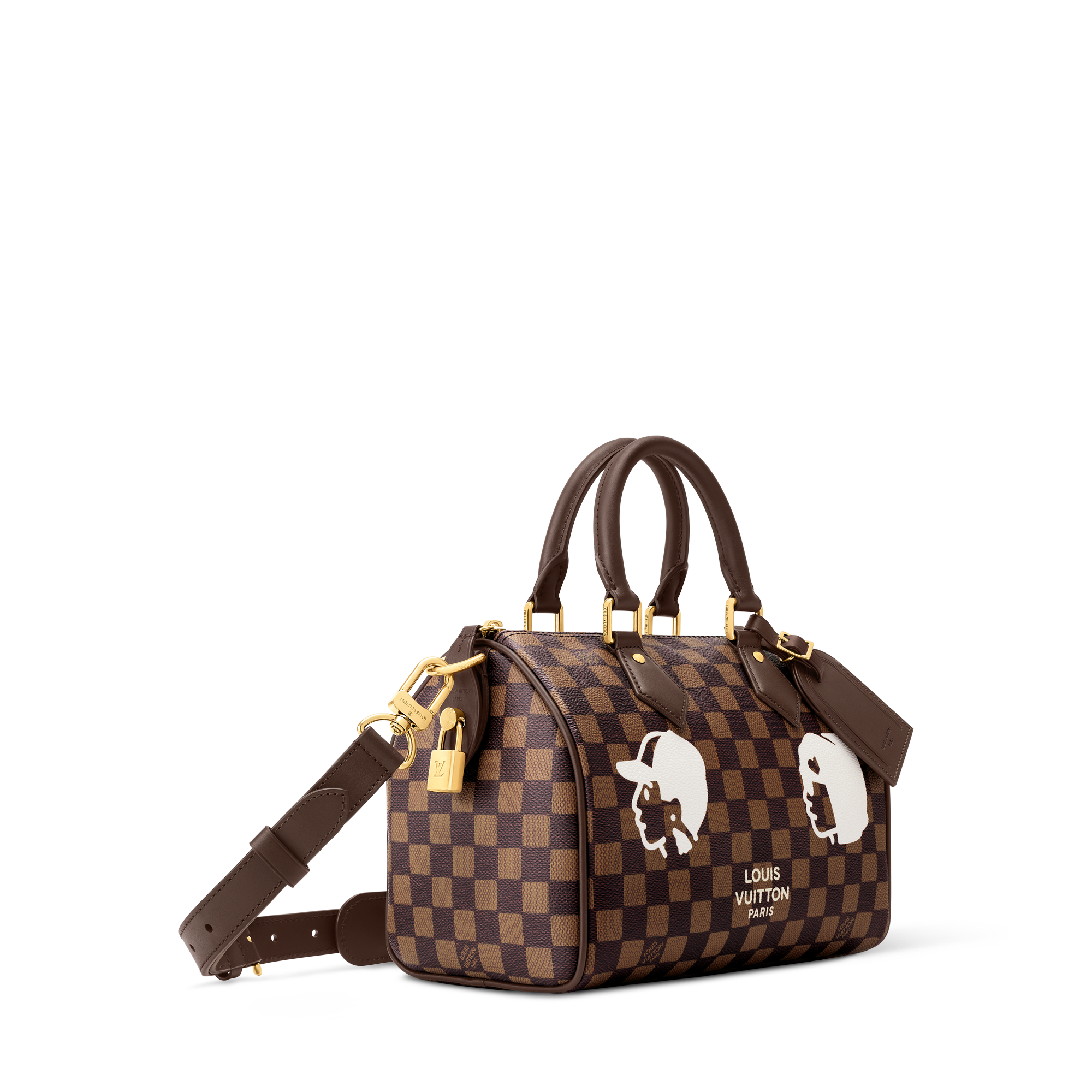 Speedy 25 Bandoulière Damier Ebene Canvas - Men Bags | LOUIS VUITTON